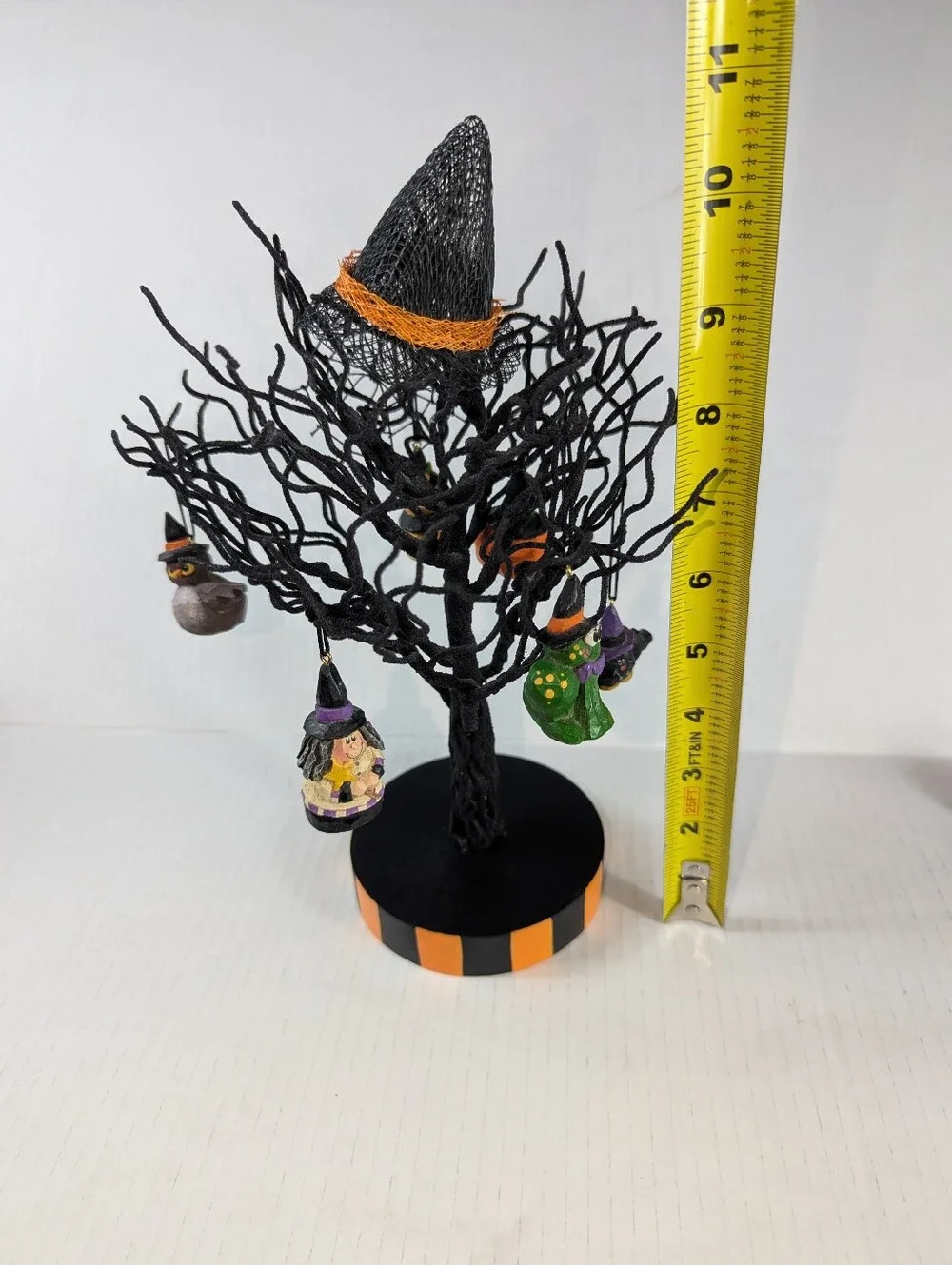 VINTAGE Midwest of Cannon Falls Halloween Tree + 6 Eddie Walker Ornaments